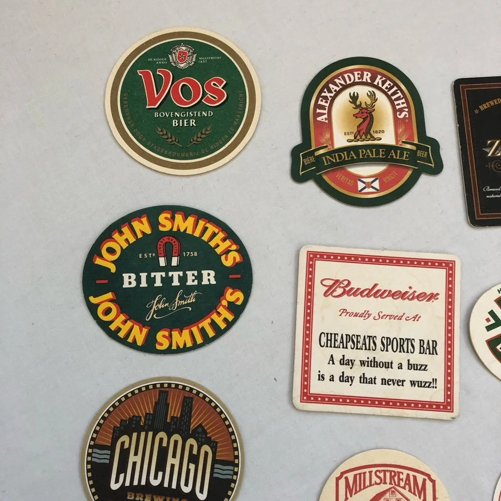 20 Beer Bar Restaurant Coasters Kona Brooklyn Lager Capitol City McEwan's & More